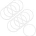 M METERXITY 10-Pack 155mm OD Silicone O-Rings Gasket, O-Rings Seal Gasket for 5.5" Clamp/Compressor Valves Pipe Repair/Sink Plug/Bathtub Plug/Sealing Faucets, Washer Clamp