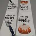 LSJEHTQ Kitchen Towels Set of 2, Bundts and Knife Dish Towel for Kitchen, Decorative Hand Towels for Bathroom, Fast Drying Tea Towel with Funny Sayings, Housewarming Xmas Gifts for Women Mom -B15