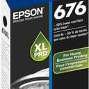 Epson T676XL DURABrite  Cartucho de inyeccin de tinta Ultra 676, Negro