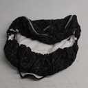 Yoofoss Baby Car Seat Cover Winter Carseat Canopies Cover to Protect Baby from Cold Wind, Super Warm Plush Fleece Baby Carrier Cover for Infant Boys Girls (Black)