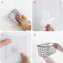 6 Pack Wire Storage Baskets Household Metal Wall-Mounted Containers Organizer Bins for Kitchen Bathroom Freezer Pantry Closet Laundry Room Cabinets Garage Shelf, Medium