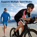 Smart Ring - Health and Fitness Tracker with Calories/Heart Rate/Blood Oxygen/Blood Pressure/Sleep Monitoring, IP68 Waterproof Pedometer for Exercise (Silver, #8)