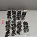 Leeven Gogo Curl Crochet Hair 12 Inch 8 Packs Black Ocean Wave Crochet Hair Pre Looped Deep Twist Goddess Box Braids Short Curly Water Wave Synthetic Braiding Hair for Women Girl Kids (#1B)