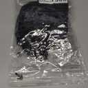 Women Long Sleeve Dance Leotard for Ballet V-Mesh Mock Neck Dancewear, Water-drop Hollow Back, Chest Lining (Medium, Black Tank)