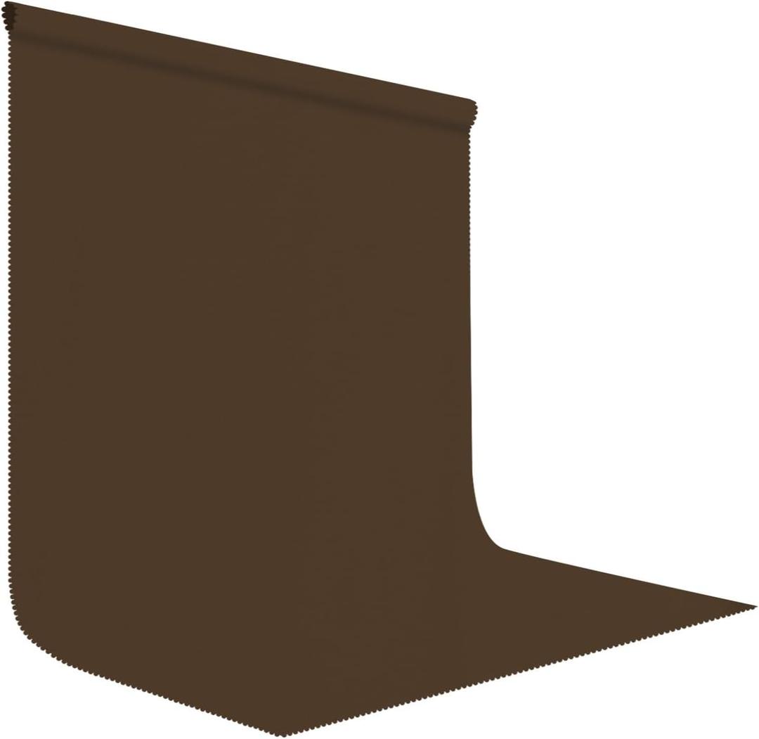 Solid Color 8x10FT Brown Screen Photography Backdrops,High Density, Wrinkle Resistant, Washable