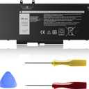New 68Wh 3HWPP Laptop Battery Replacement for Dell Latitude 5410 5401 5510 5501 5511 5411 Precision 3541 3551 Inspiron 17 7500/7506 2-in-1 Inspiron 7706 2-in-1 Fits 10X1J N2NLL 1VY7F 451-BCMN 15.2V