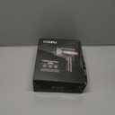 Hair Dryer with Diffuser, CONFU Ionic Blow Dryer 1600W, Portable Lightweight Fast Drying Negative Ion Hairdryer, 3 Heat Settings with Diffuser and Concentrator Nozzle for Home & Travel (Purple)