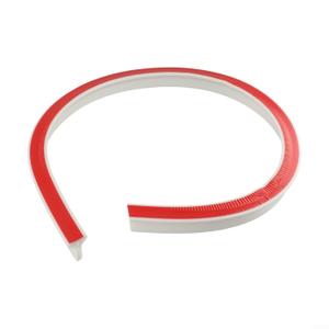 Flexible Waterproof Silicone Shower Barrier Strip - 5cm Grey, 250cm Long, Ideal Curbless Showers Water Containment(3cm-White 100cm)