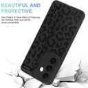 Compatible with Samsung Galaxy S26 Case with Strap Wrist Black | Cheetah Print Shockproof Soft TPU Protective Cover for Women Girls, Slim Anti Scratch Case 6.3 Inch, Black