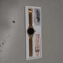 KEEPONFIT Smart Watches for Women Android/iPhone, IP68 Waterproof Fitness Tracker with Bluetooth Calls(Answer&Make), Activity Pedometer/Heart Rate/SpO2 Monitor/100+ Sports Model (Gold Pink)