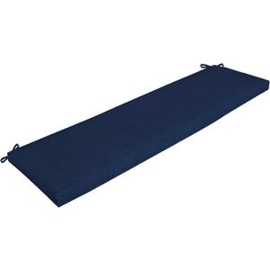 Arden Outdoor Bench Cushion, 46x17, Sapphire Blue | Indoor/Outdoor, Swing Cushion, Rain-Proof, Fade Resistant, Mold and Mildew Resistant
