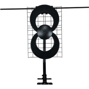 Antennas Direct ClearStream 2V Indoor Outdoor TV Antenna UHF VHF Multi-Directional, 60+ Mile Range, 4K 8K UHD, NEXTGEN TV  w/Reflector, 20-inch Mast