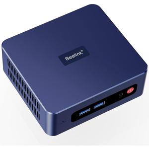 Beelink SER3 Mini PC AMD Ryzen 3 3200U (up to 3.5GHz), 16GB DDR4 2400MT/s 500GB PCIE3.0 SSD Mini Computer, Radeon Vega 3 Graphics,1000Mbps LAN, Dual HDMI 4K Display Windows 11 Pro Home-Office PC