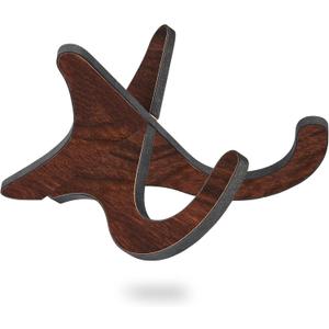 Ukulele Stand, Instrument Stand, Portable Mandolin Stand Ukelele Accessory, Black Walnut
