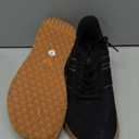 Wide Toe Box Walking Sneakers Women Slip On Arch Support Tennis Shoes for Orthotic Plantar Fasciitis Comfortable Platform Sneakers (8.5 Wide, Black)