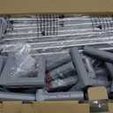 Large Baby Playpen 74x50 Inch PlayPen for Babies and Toddlers, Play Yards for Indoor & Outdoor with Zipper Gates, Breathable Mesh (Grey)