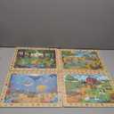 Joyreal Wooden Puzzles for Kids Ages 4-6, 4 x 60 Piece Search and Find Puzzles for Toddlers 3-5, Educational Animal Learning Toys, Birthday Gifts for 3 4 5 6 Year Old Boys Girls