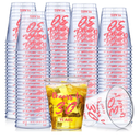 Zubebe 100 Pieces Cheers to 30 Years Shot Glasses 2 oz Disposable Cups, Birthday Party Favors for Her and Him Women Men Anniversary Wedding Decorations
