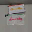 Aliceset 8 Pcs Large Hospital Bags for Labor and Delivery Diaper Bags Waterproof Reusable Diaper Pouches Organizing Pouches Zipper Pouch for Mommy Nursing Toiletry Storage Baby Shower Gifts (13.2" x 9.45")