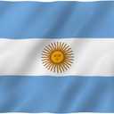 Anley Fly Breeze 3x5 Foot Argentina Flag - Vivid Color and Fade proof - Canvas Header and Double Stitched - Argentinian National Flags Polyester with Brass Grommets 3 X 5 Ft