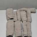 GoodtoU Dining Room Chair Covers Set of 8, Stretch Kitchen Chair Covers, Washable Removable Chair Seat Protector for Home & Hotel, Taupe 36x14