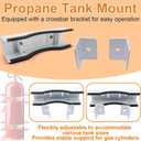 Propane Tank Mount Wall Propane Tank Holder with 59inch Ratchet Strap