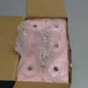 Small Betta Fish Tank, Stackable Mini Fish Tank Tiny Aquarium Tank Kit with Aquarium Gravel & Resin Decorations, 0.6 Gallon Cube Desktop Fishbowl for Snails, Crabs, Starfish (Pink)