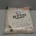 BTTN Boho Long Shower Curtain, 72x78 Inch Long Linen Ultra Thick Fabric Shower Curtain Set with Plastic Hooks, Tall Modern Farmhouse Country Neutral Textured Cloth Shower Curtains for Bathroom