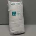 LIFEREVO Fluffy Faux Rabbit Fur Body Pillow Cover, Luxury Bubble Waffle Shaggy Plush Bed Body Pillowcase with Zipper Closure, Long 20"x54" Fuzzy Furry Pillow Case for Adults Kids Girls Teens, White