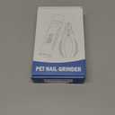 VIWIK Dog Nail Trimmers with Light, Cat Dog Nail Clippers, Dog Nail Grinder Quiet for Large Medium Small Dogs Paw & Cats Claw, Electric 2-Speed Pet Toenail Grooming Supplies, Gifts for Dog Lovers. (White+Blue)