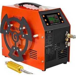 PCP Air Compressor 4500 PSI / 30 MPa, 350W Motor, LCD Display, Auto Stop, Water/Oil-Free, Built-in 600W Adapter, 12V DC & 110V/220V AC Power for Paintball Tanks, Airguns & Air Rifles