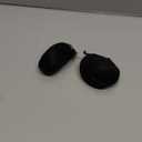 REECHO Space Bun Hair Pieces, 2 PCS Mini Claw Clip in Messy & Cat Ears Fake Hair Bun Extensions HB001 Wig Accessory Updo Hairpieces for Women Girls (Pack of 2-3" Straight, Natural Black)