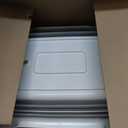 Collapsible Pet Bathtub with Water Drain Plug, Foldable Bathtub for Puppy Small Dogs Cats, Portable & Space Saving Design, BPA Free, Grey