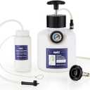 Orion Motor Tech Pressure Bleeder, 2.5L Brake Pressure Bleeder with 50.7mm Adapter, 2.6qt Manual Power Brake Bleeder with 500mL Brake Bleeder Bottle Compatible with Ford Subaru Nissan Infinity