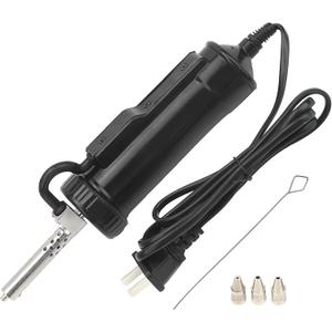 Electric Solder Sucker 30W Desoldering Pump Automatic Suction Device with Three Specifications Nozzles US Plug AC110V