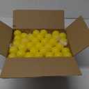 Ball Pit Balls 100 Phthalate Free BPA Free Crush Proof 2.16 Inches Plastic Balls for Ball Pit Ideal Gift for Toddlers Babies Kids Pool Water Toys Play Tent, Yellow