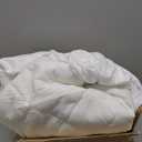 Downlite Twin XL Dorm Mattress Pad & Cover  Waterproof w/Comfortable Polyester Filling, Machine Washable & Dryable  Fits Mattresses 9 to 18 Tall