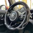 PINCTROT Comfy Grip Steering Wheel Cover, Anti-Slip Design, Universal 14.5-15 Inch(Silicone Gray) (Medium(Standard) Size[14 1/2''-15''])