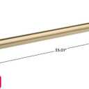 Delta Traditional (1-Pack) 36' Shower Grab Bar ADA Compliant Champagne Bronze 450 lb Capacity Bathroom Safety Handle for Shower, Bathtub | Wall Mounted Balance Assist, Handicap Grip 41636-CZ