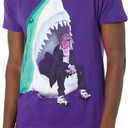 Trippie Redd Unisex-Adult Standard Megalodon Tee, Purple, Small (Purple, S)