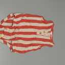Baby Clothes, Orange And White Stripes, Sleeveless for 0-3 Months