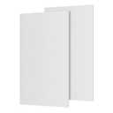 2 Pack 6061 T6 Aluminum Sheet Metal 6 x 12 x 3/16 Inch Flat Plain Plate Panel Aluminum Sheet Plate Finely Polished and Deburred, 5mm Thick
