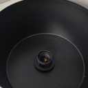 Ceiling Light Fixture, Hallway Ceiling Light with Gold Plate and Matte Black Shade, Modern Simple Style Porch Light Fixtures Semi Flush Mount (Black)