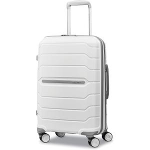 Samsonite Freeform Hardside Carry-On Luggage with Spinner Wheels - Hardshell Suitcase - TSA, Airline-Approved - Expandable Hard Shell, Smooth Rolling Wheels for Lightweight Travel - White