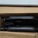 Drive Medical TR39E-SV Lightweight Folding Transport Wheelchair with Swing-Away Footrest, Silver (1 Count (Pack of 1))