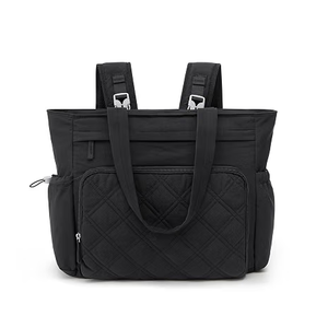 G4Free 3 in 1 Diaper Bag with Insulated Pockets Baby Backpack for Women Men Toddler Diaper Tote with Stroller Buckle Travel Work-Black
