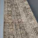 Loloi Magnolia Home by Joanna Gaines Sinclair Collection SIN-01 Pebble/ Taupe 5'-0" x 7'-0", .25" Pile Height, Machine Washable, Area Rug