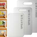 Titanium Cutting Board Set of 3, 2025 New Upgrade 100% Pure Titanium Cutting Boards for Kitchen, Hygiene & Durability Non Stick Chopping Board, 3Pcs Double Sided Cutting Boards (S+M+L)