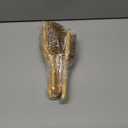 3 x LLmoway Natural Bamboo Hair Brush for Hair Growth Bristles Detangling Wooden Paddle Hair Brush for Massaging Scalp All Hair Types Women Men Kids Ergonomic Handle Oval Regular