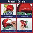 2 x 44 Pcs Baseball Party Decorations Happy Birthday Banner Sports Theme Hanging Swirls and Honeycomb Centerpieces Baseball Birthday and Gameday Celebration Decors for Kids Boys Baby Shower Party Supplies